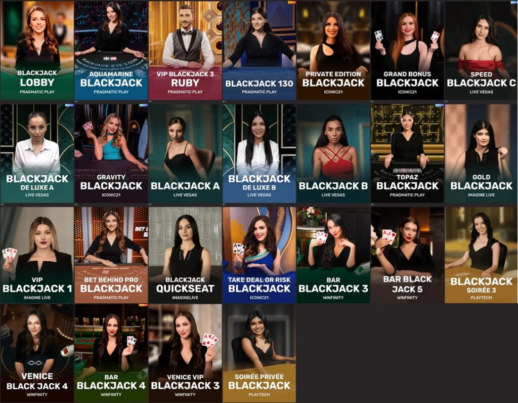 blackjack games